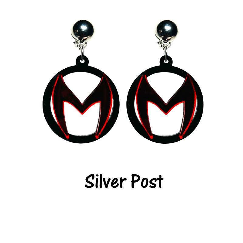 Scarlet Witch Earrings - Marvel Avengers Wanda Vision