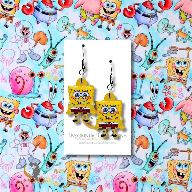 Sponge Boy or Starfish Earrings - Patrick