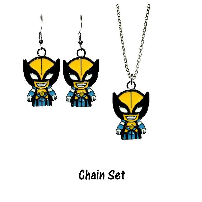 Wolverine Necklace and/or Earrings