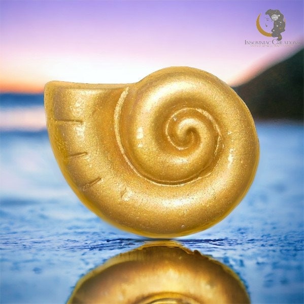 Nautilus Seashell Brooch - Ocean Nautical Ursula Vanessa Seashell