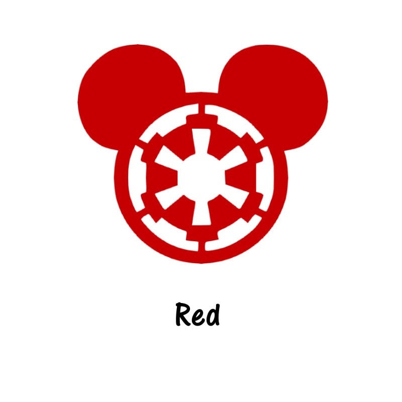 Galactic Empire / Imperial Mickey Brooch - Star Wars Dark Side