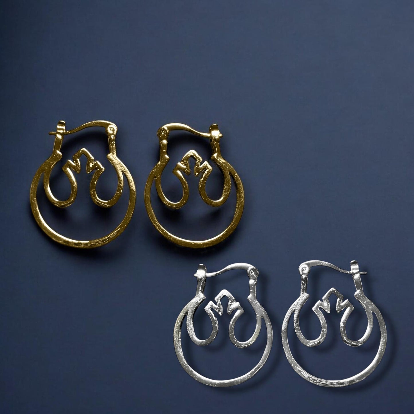 Rebel Alliance Metal Earrings - Star Wars Jedi