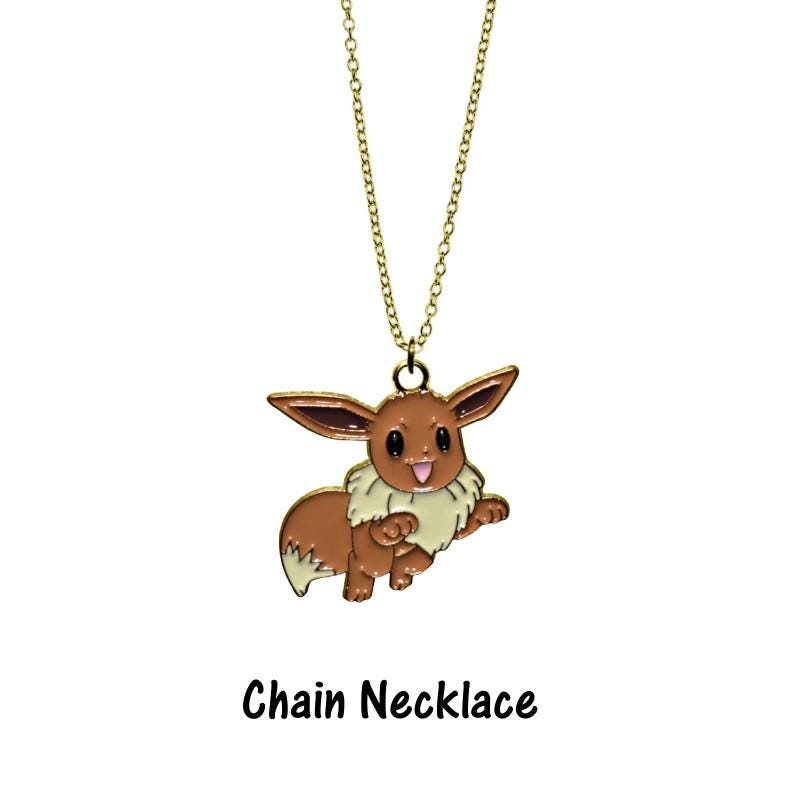 Eevee Earrings or Necklace - Pokemon