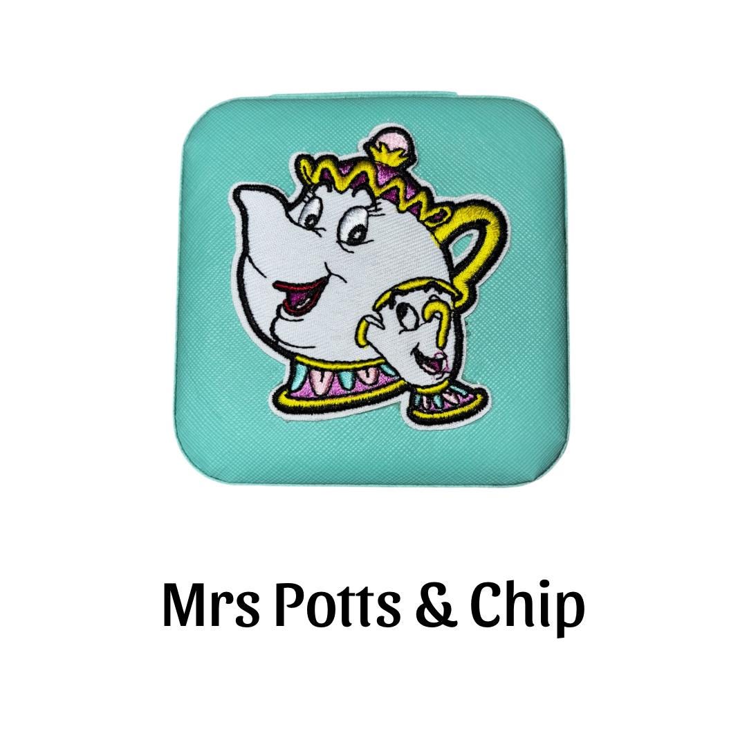 Chip and Mrs Potts Travel Jewelry Box - Beauty and the Beast
