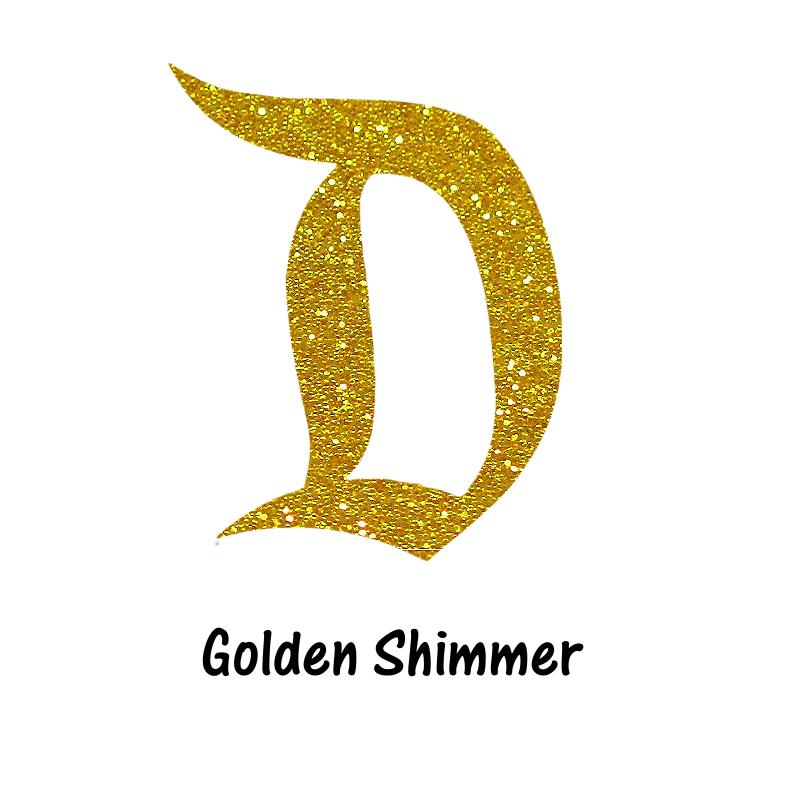 Brown and Gold Acrylic D Brooches