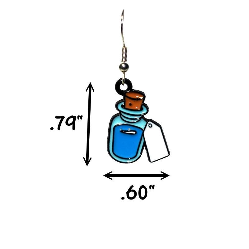 Drink Me Earrings - Alice in Wonderland Inspired