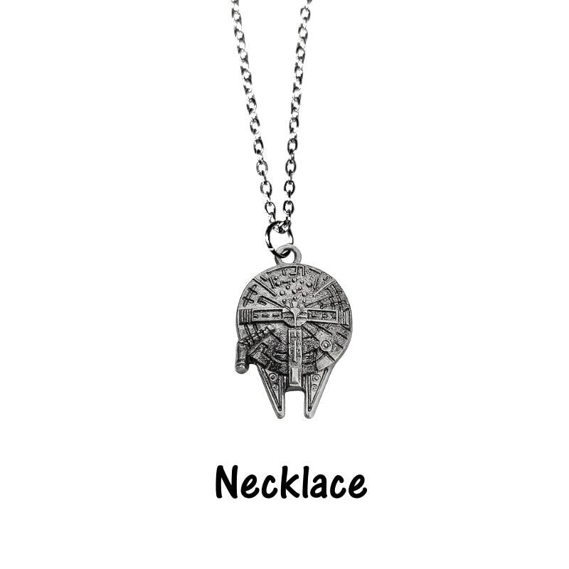 Millennium Falcon Earrings and/or Necklace - Star Wars Han Solo