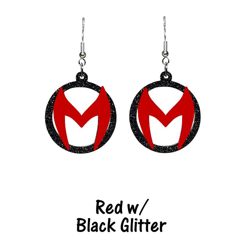 Scarlet Witch Earrings - Marvel Avengers Wanda Vision