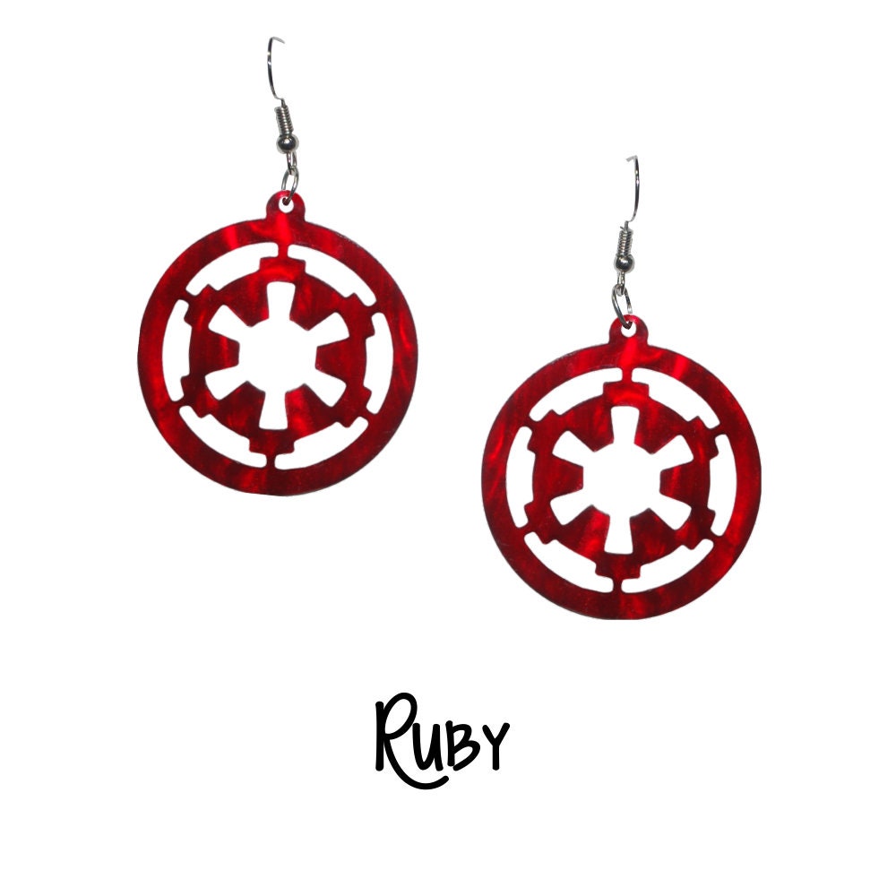 Galactic Empire Imperial Earrings - Star Wars