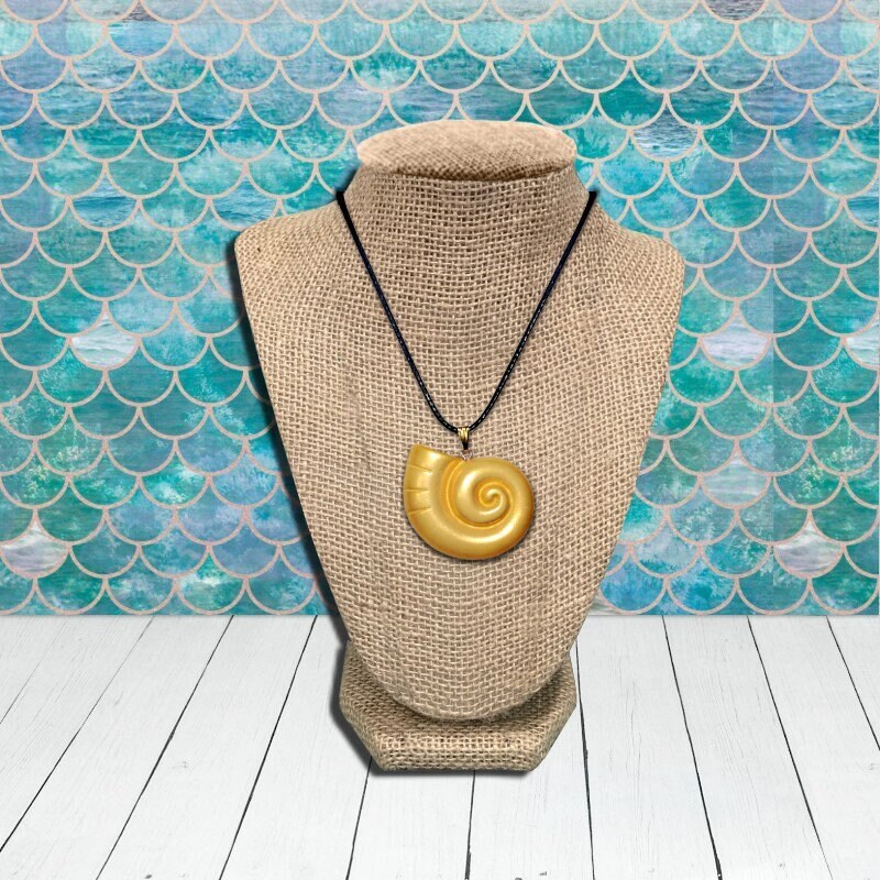Nautilus Seashell Necklace - Ocean Nautical Ursula Vanessa Seashell