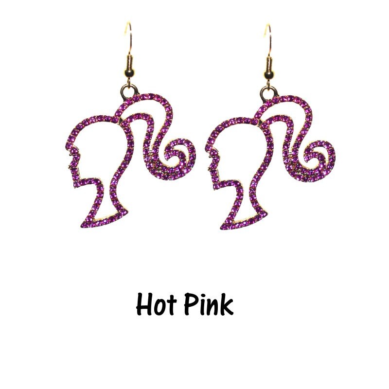 Crystal Dollie Silhouette Earrings