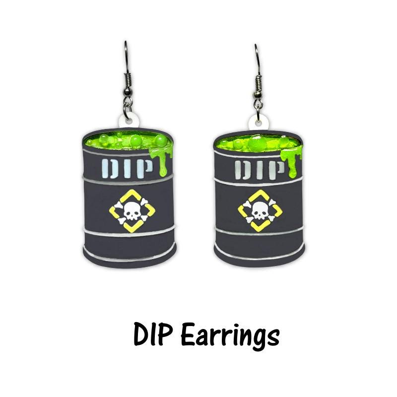 Roger Rabbit or DIP Earrings- Attractions Roger Rabbit Disneyland