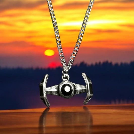 Tie Fighter Metal Necklace - Star Wars Dark Side