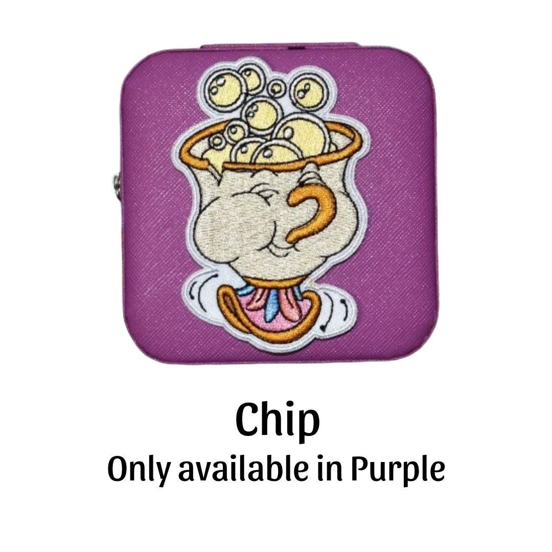 Chip and Mrs Potts Travel Jewelry Box - Beauty and the Beast