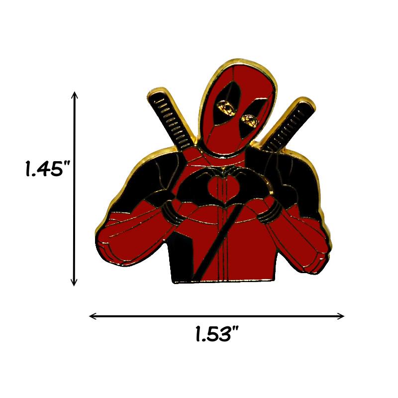 Deadpool Loves You Pin