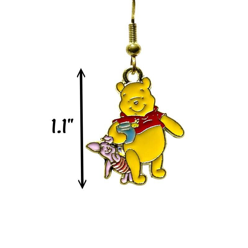 Pooh and Piglet Earrings - Winnie the Pooh - Disney Inspired