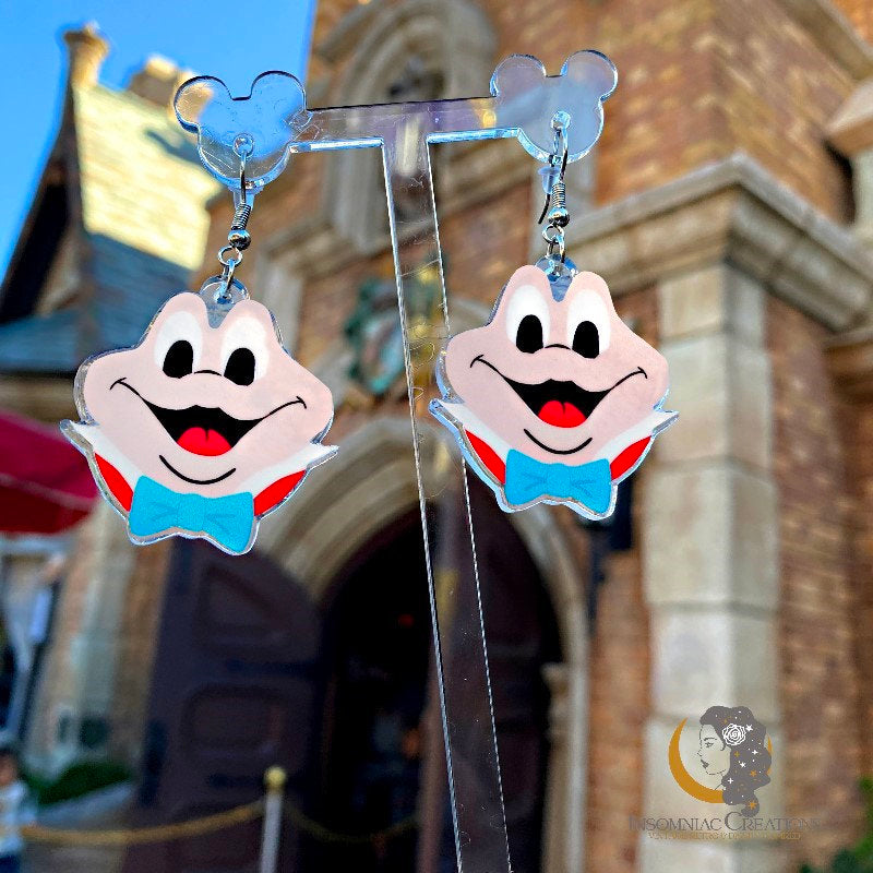 Wild Mr Toad Acrylic Brooch or Earrings- Pin Disney Attractions