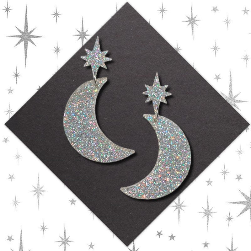 Galaxy Earrings - Retro, Vintage, Classic, Pinup Rockablilly