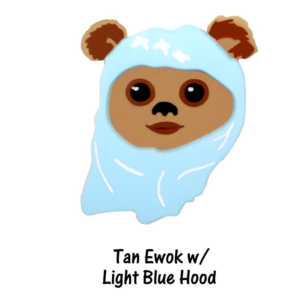 Ewok Brooch- Starwars Endor Inspired