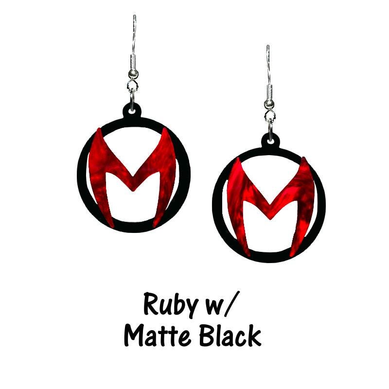 Scarlet Witch Earrings - Marvel Avengers Wanda Vision