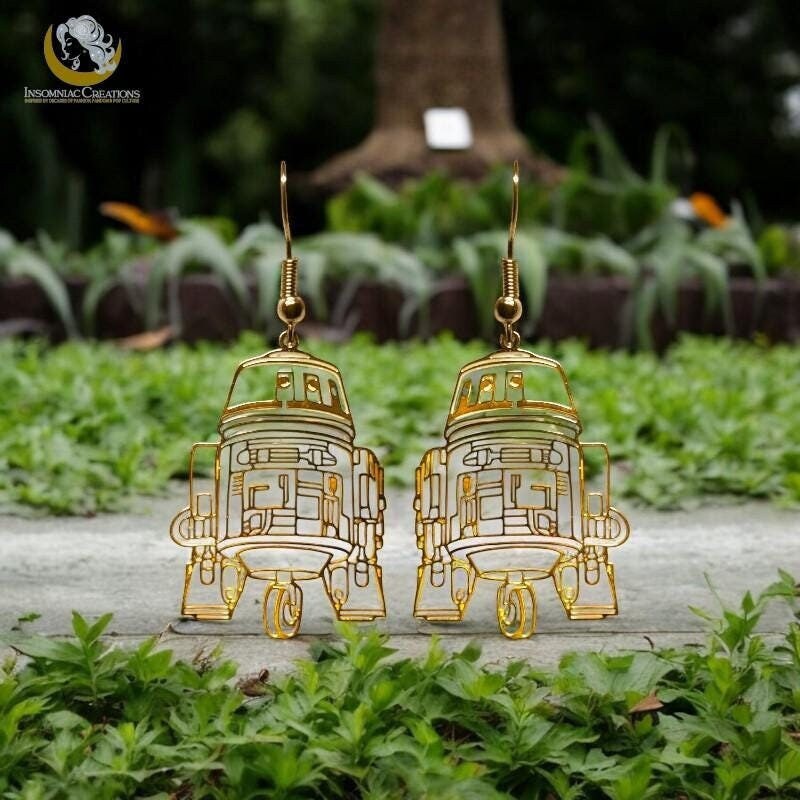 Chopper Metal Earrings - Star Wars Droid Ahsoka Clone Wars Droid