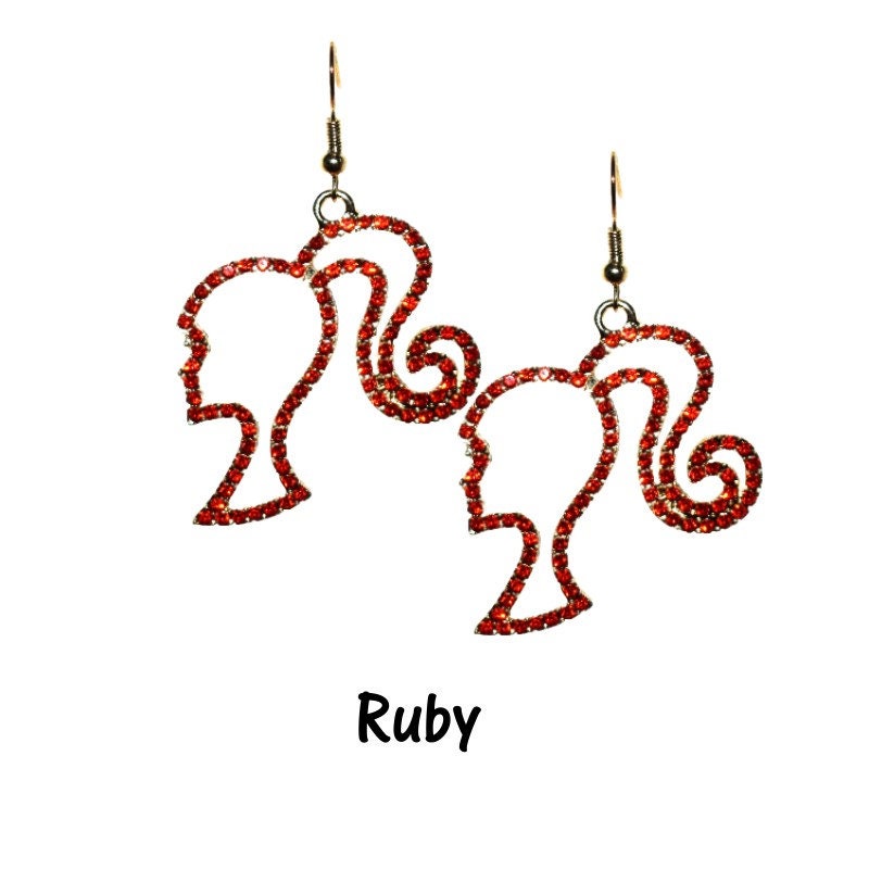 Crystal Dollie Silhouette Earrings