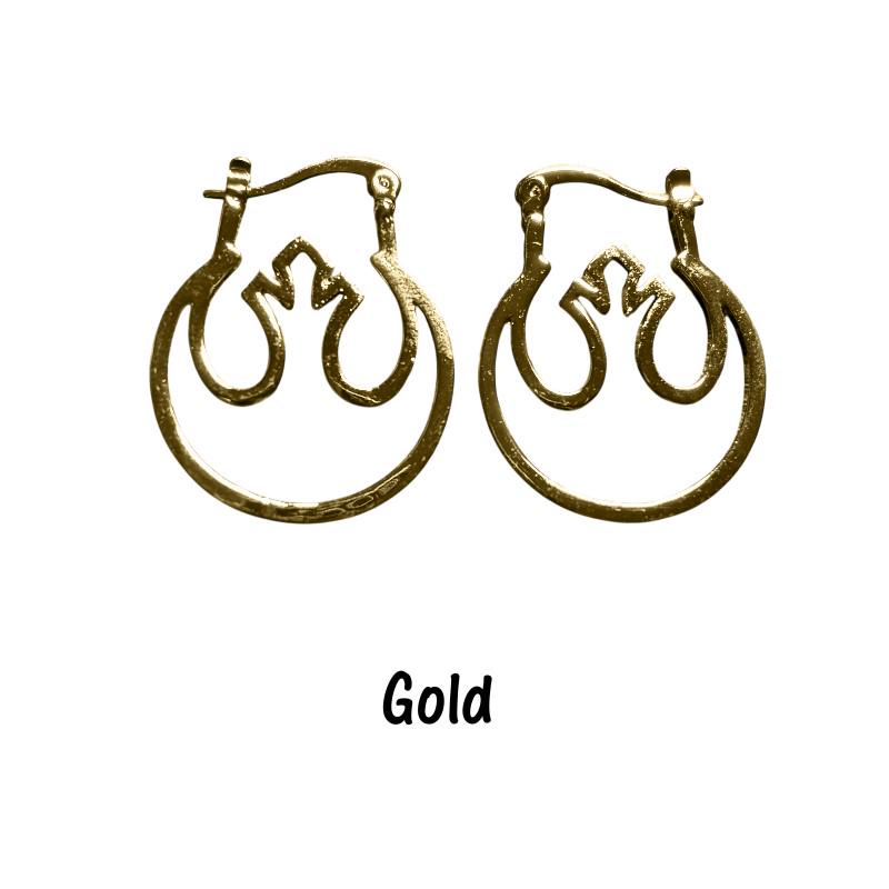 Rebel Alliance Metal Earrings - Star Wars Jedi