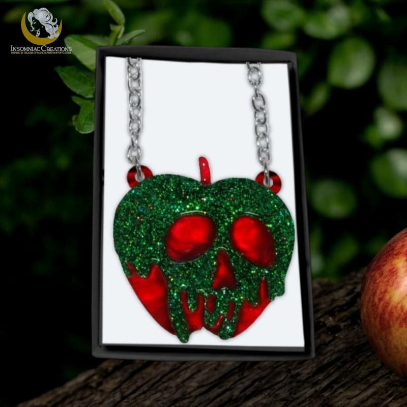 Poison Apple Necklace - Snow White Inspired Evil Queen