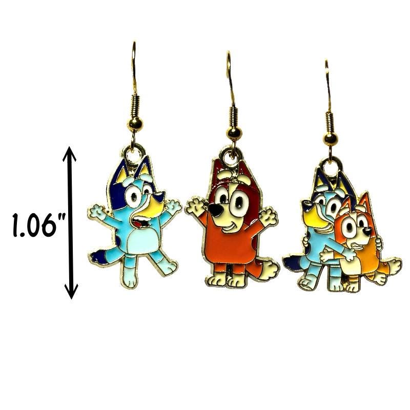 Bluey and Bingo Earrings - Bluey Dog - Disney Inspired