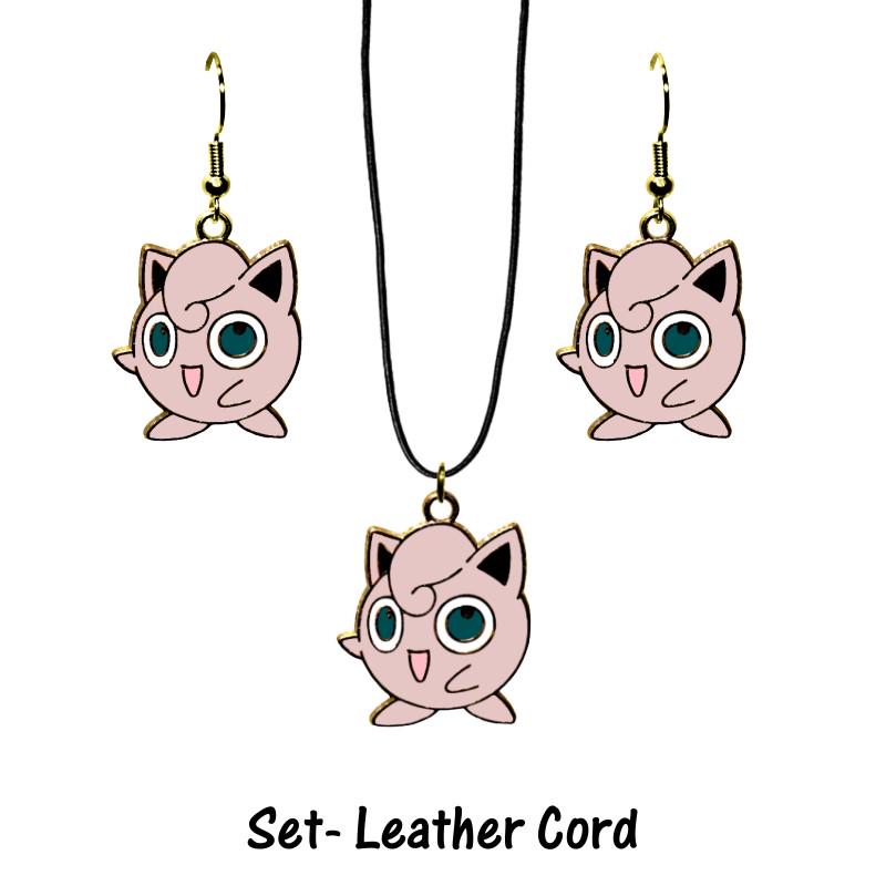 Jigglypuff Earrings or Necklace - Pokemon