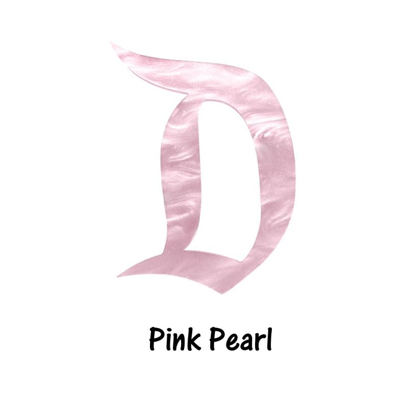 Pink Hues of Acrylic D Brooch