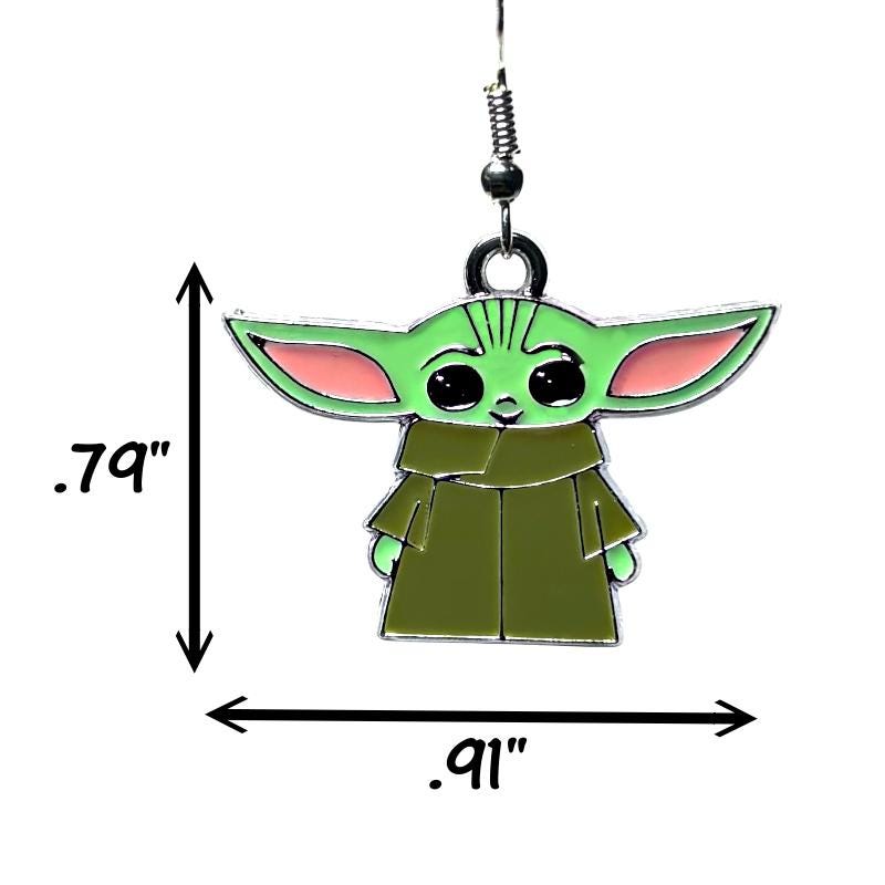 Grogu Earrings - Star Wars - Mandalorian The Child Baby Yoda