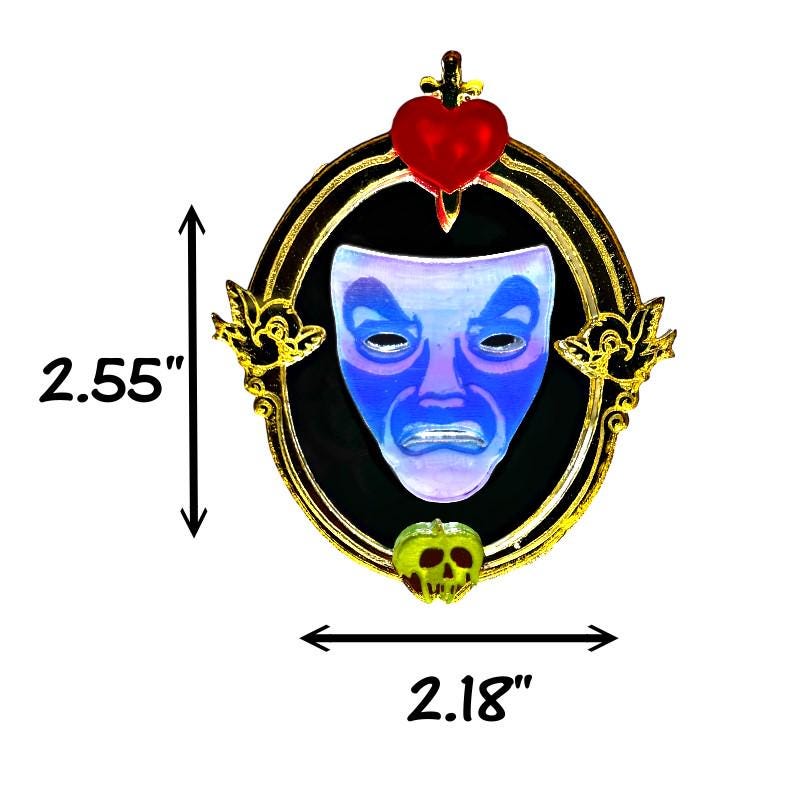 Magic Mirror Brooch - Snow White Inspired Evil Queen