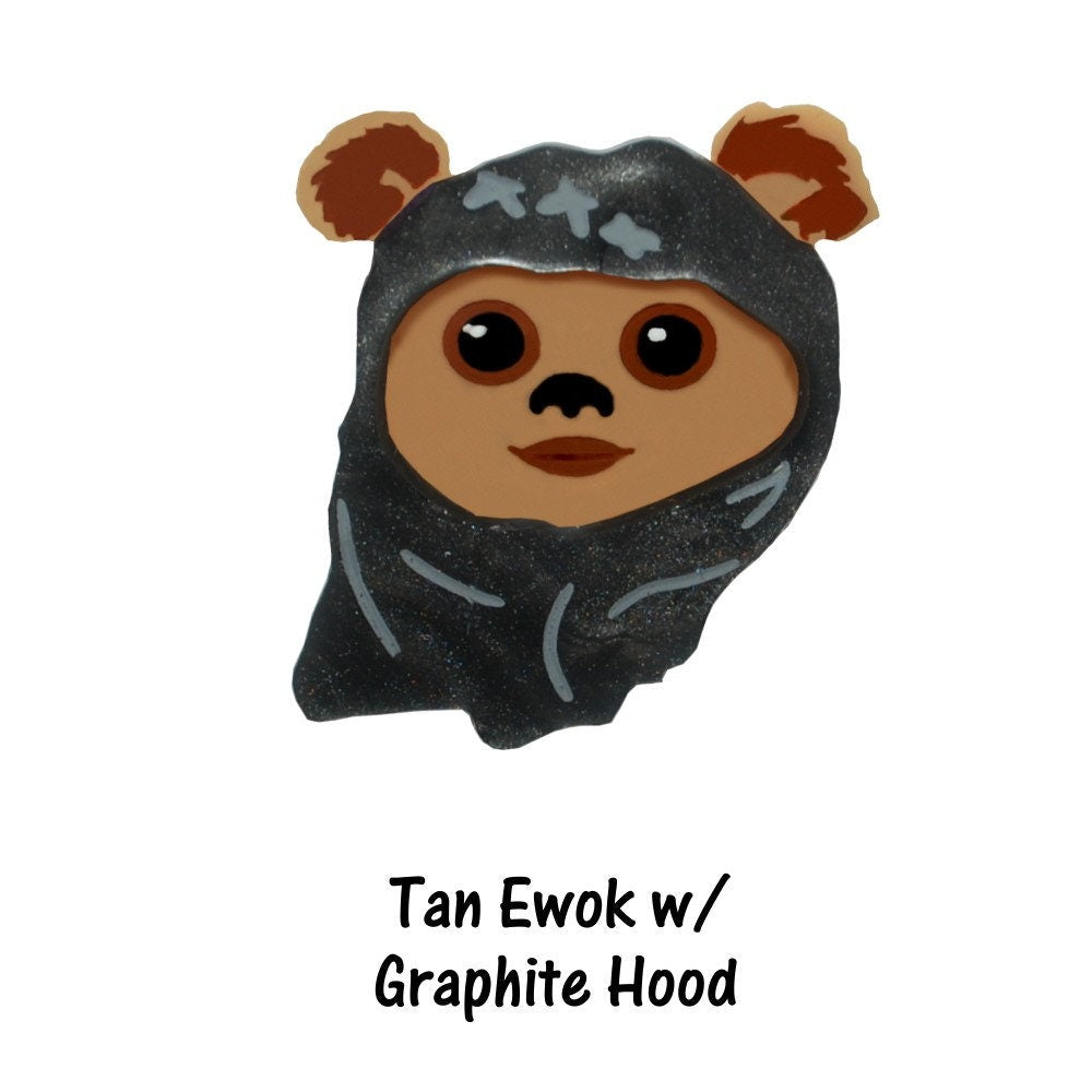 Ewok Brooch- Starwars Endor Inspired