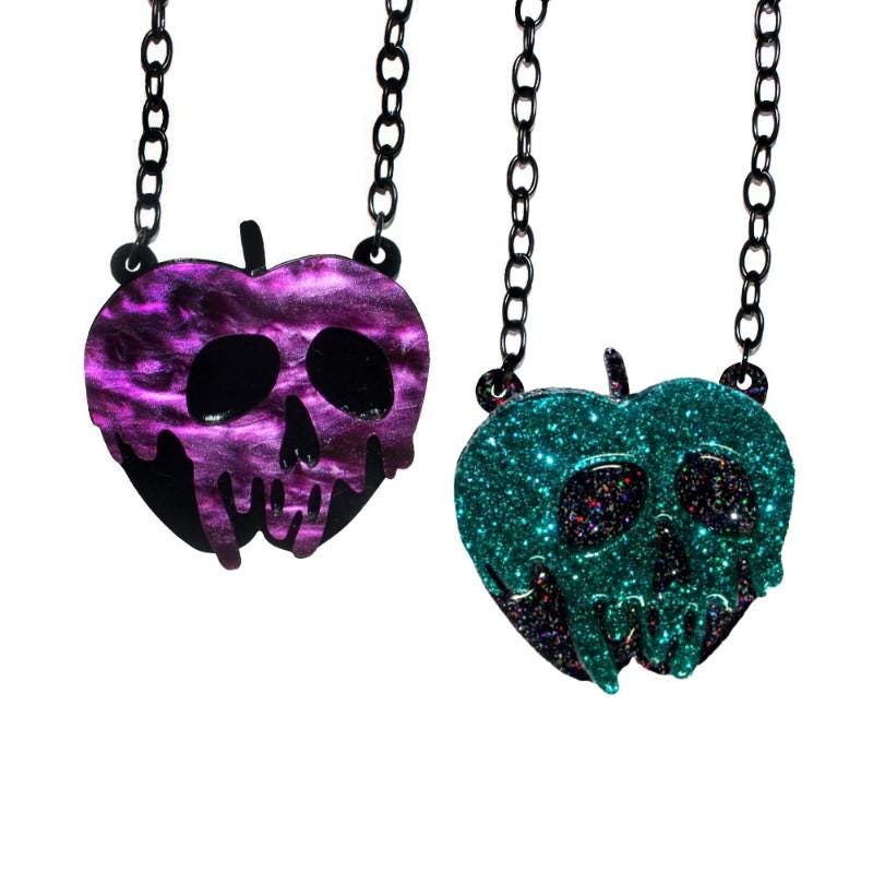 Poison Apple Necklace - Snow White Inspired Evil Queen