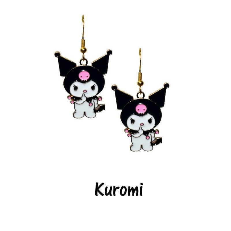 Kuromi or My Melody Earrings