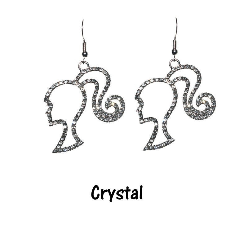 Crystal Dollie Silhouette Earrings