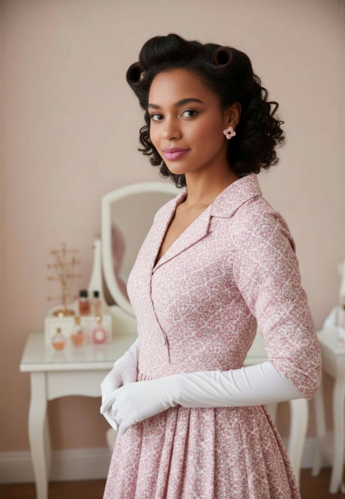 Chic Flair Retro Earrings - Retro, Vintage, Classic, Pinup