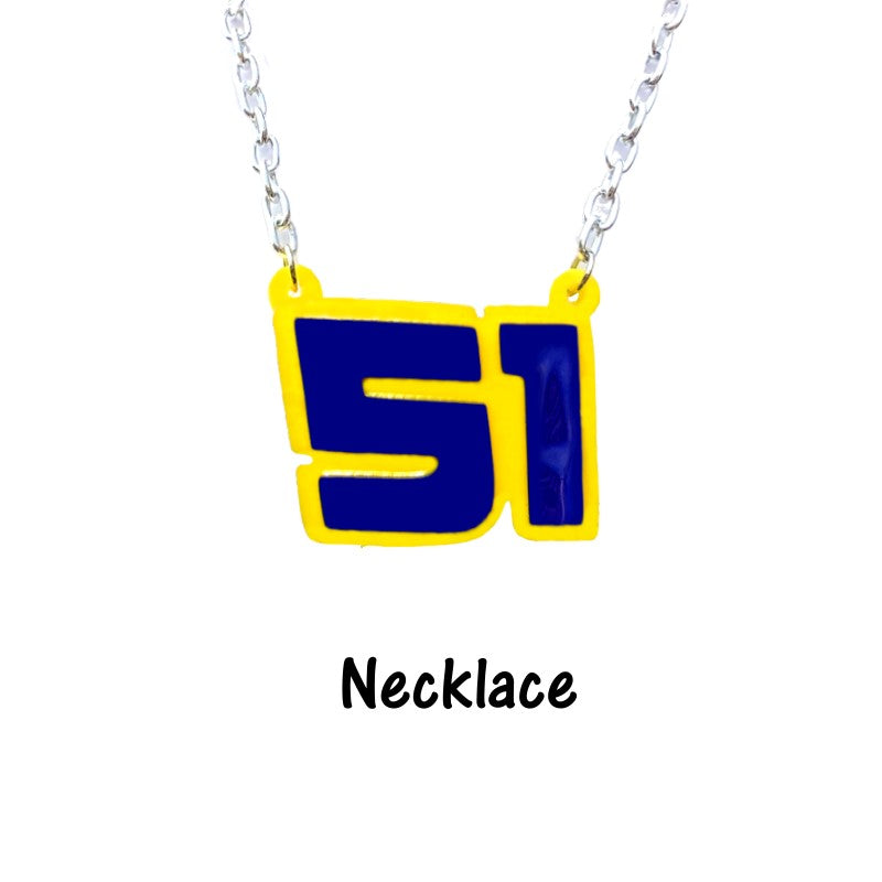 Cruz 51 Necklace or Brooch- Cars Radiator Springs