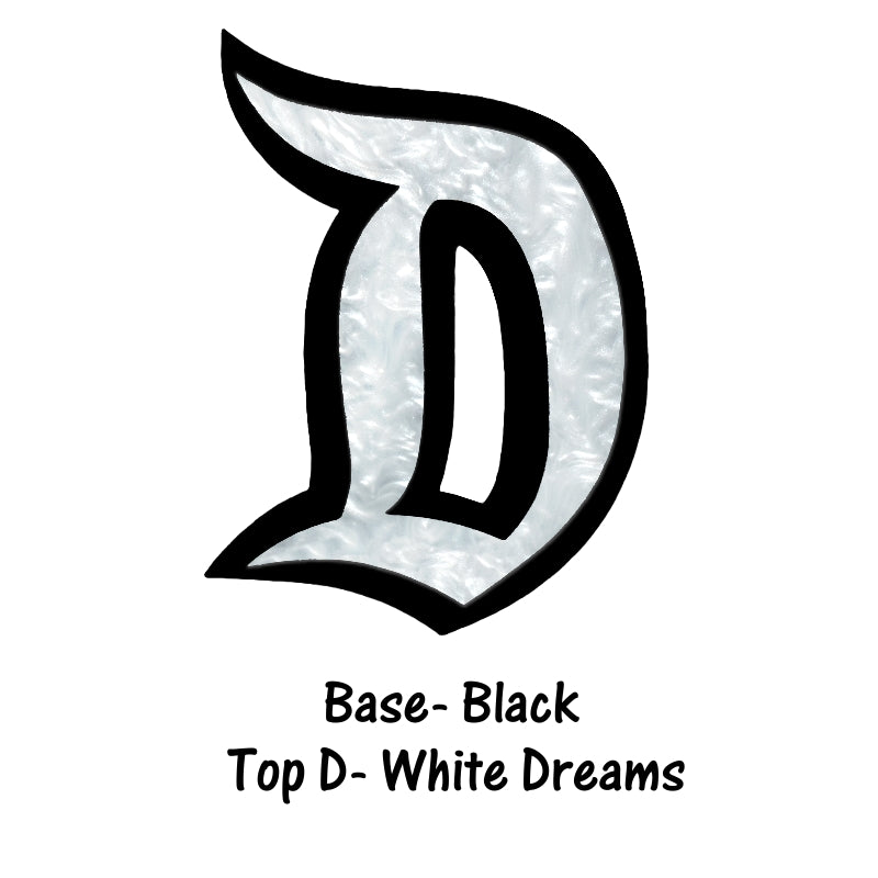 Layered D Brooch - Acrylic Disneyland D