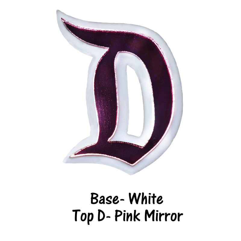 Layered D Brooch - Acrylic Disneyland D (Copy)