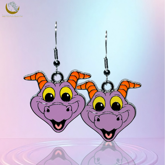 Figment Earrings - Disneyland Inspired jewelry