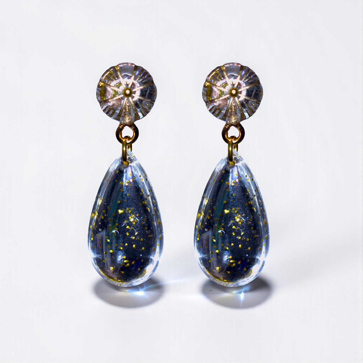 Gilded Droplet Earrings