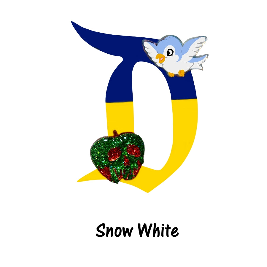 Snow White Themed D Brooch - Evil Queen