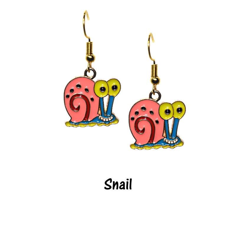 Sponge Boy or Starfish Earrings - Patrick