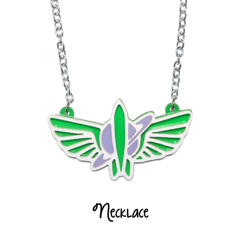 Space Ranger Brooch or Necklace- Buzz Lightyear Toy Story Inspired