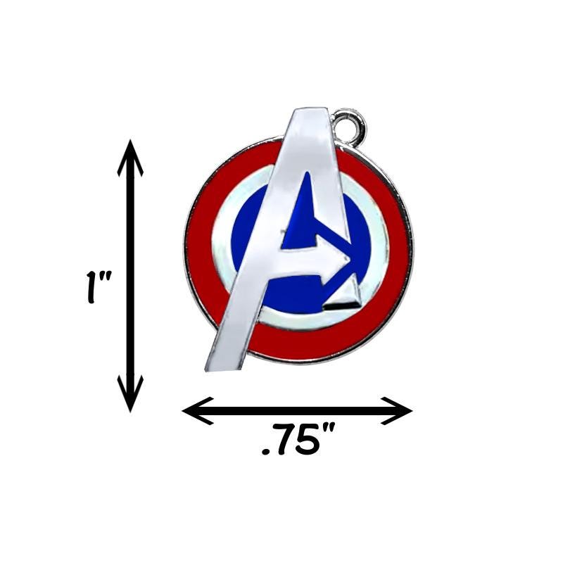 Avengers Earrings - Marvel Avengers Metal Earrings
