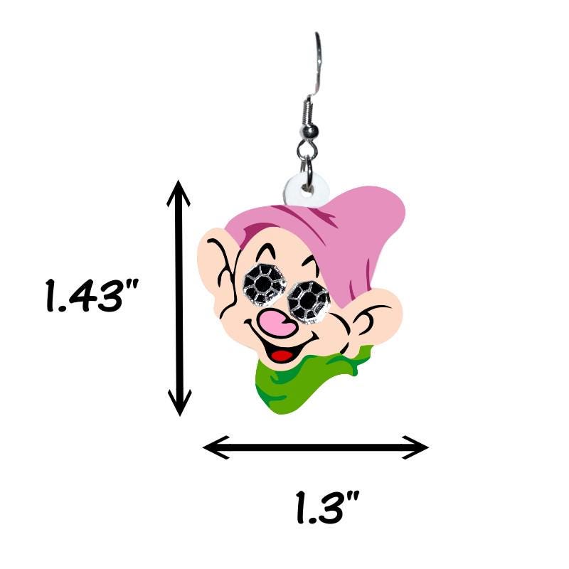 Dopey Earrings - Snow White Inspired Seven Dwarfs