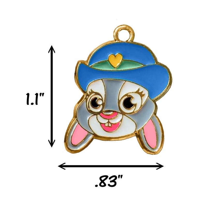 Judy Hopps Character Earrings - Zootopia Disneyland Inspired jewelry - Disney Inspired