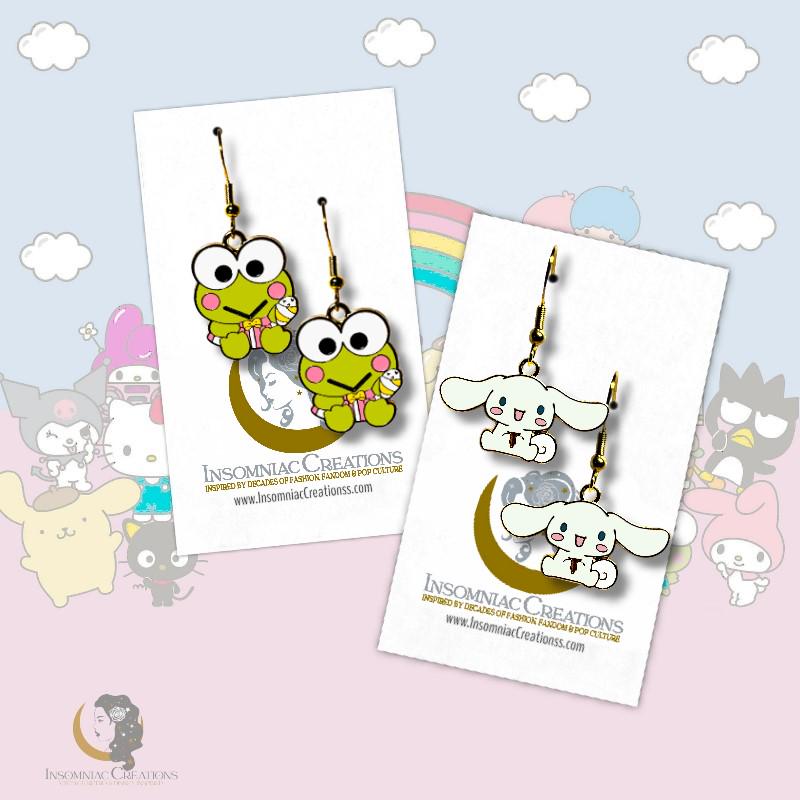 Keropi or Cinnamaroll Earrings